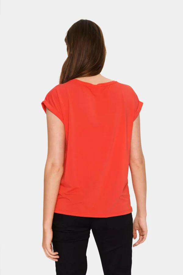 Saint Tropez Adelia T-Shirt - Hibiscus