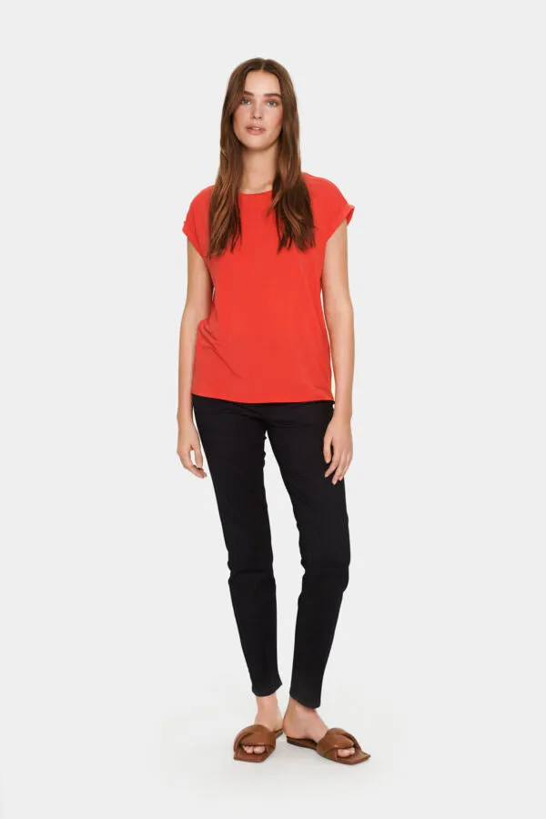 Saint Tropez Adelia T-Shirt - Hibiscus