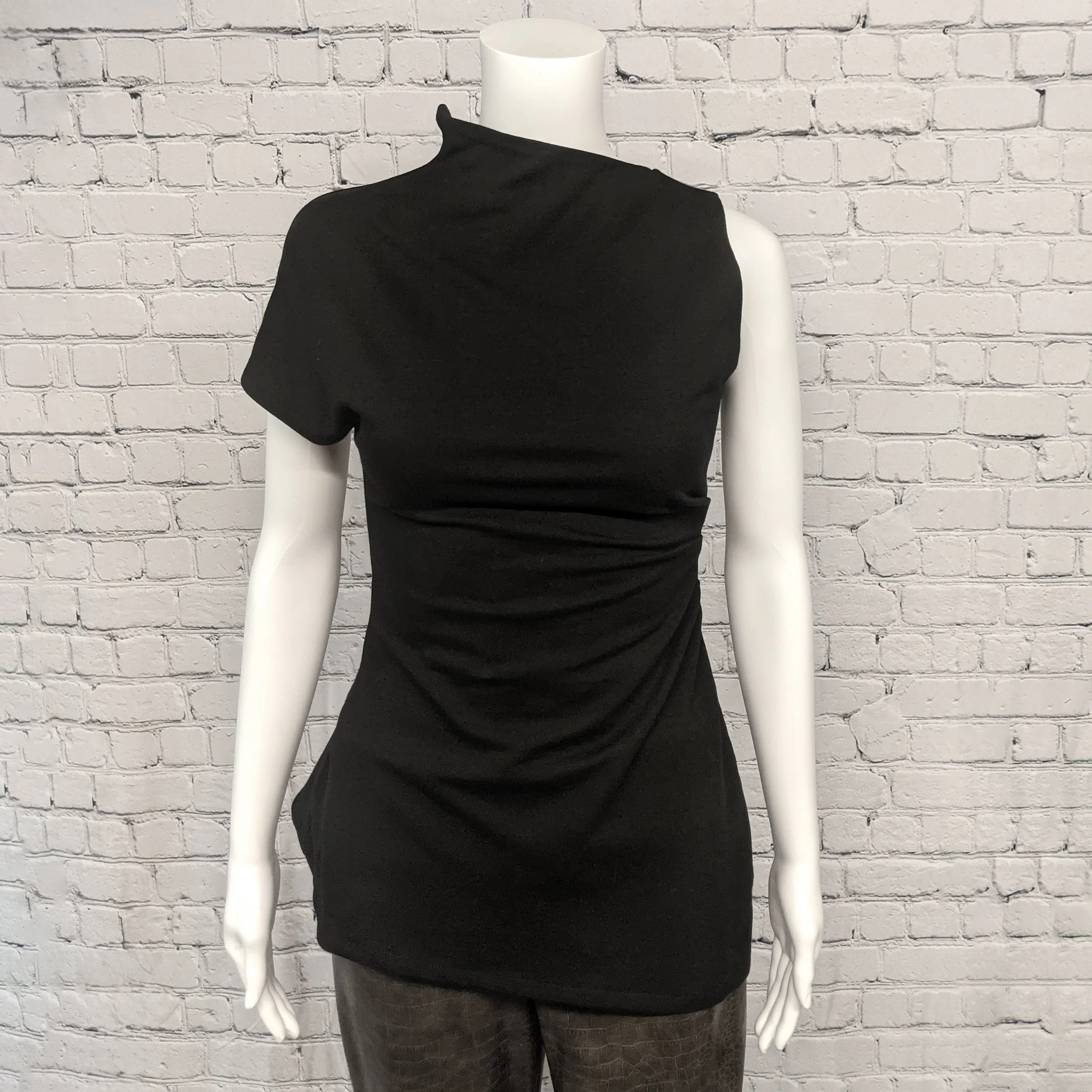 SALE! Abscission Top in Black by Kim Schalk
