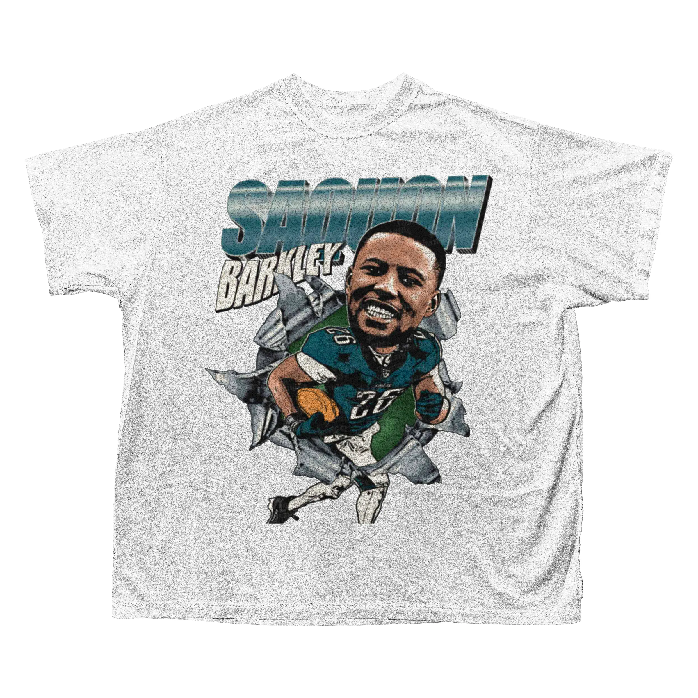 SAQUON BARKLEY ANIMATED T-SHIRT (WHITE)