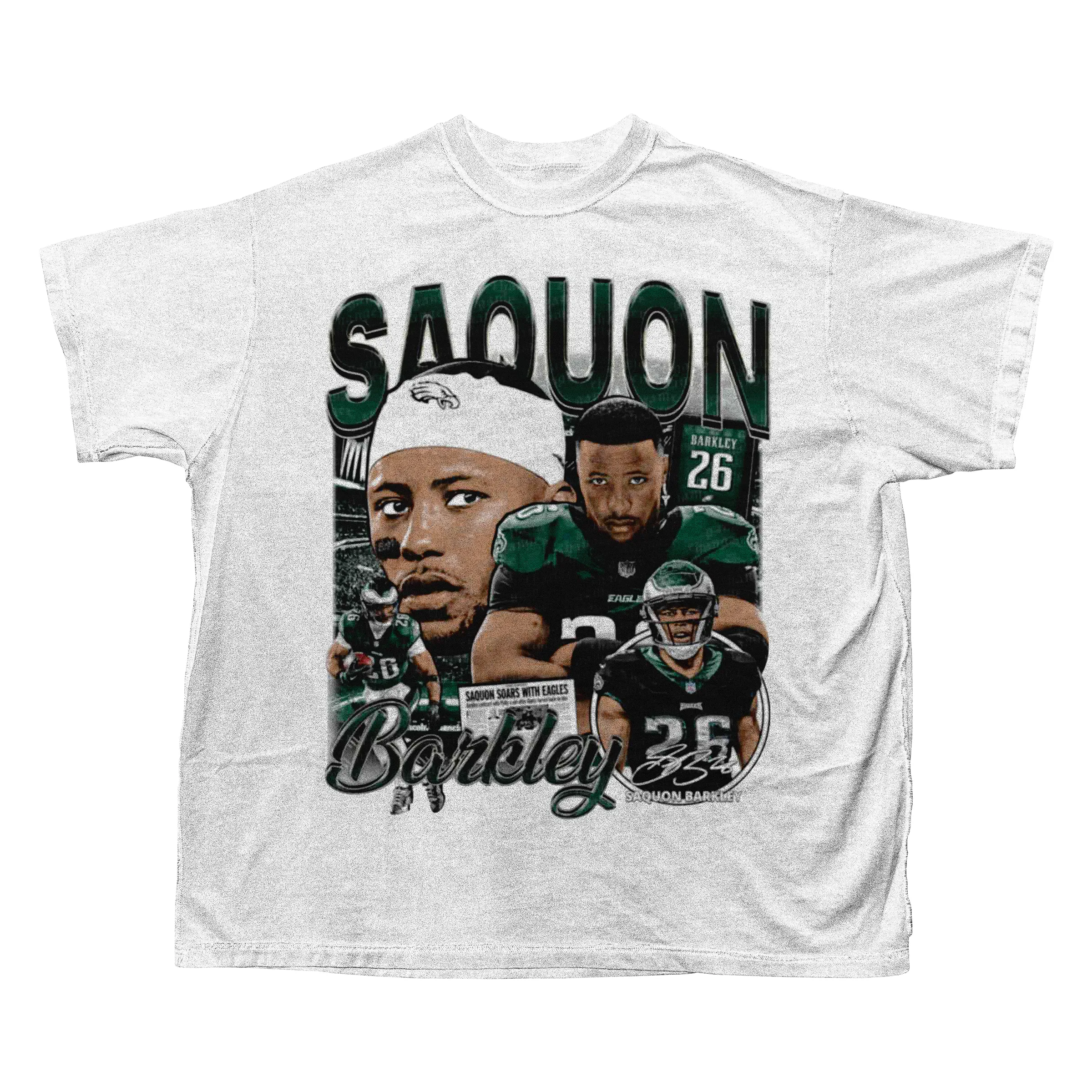 SAQUON BARKLEY T-SHIRT (WHITE)