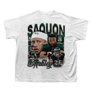 SAQUON BARKLEY T-SHIRT (WHITE)