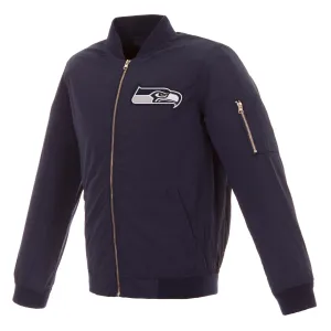 Seattle Seahawks Nylon Bomber Jacket