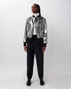 Sequin Bomber Jacket