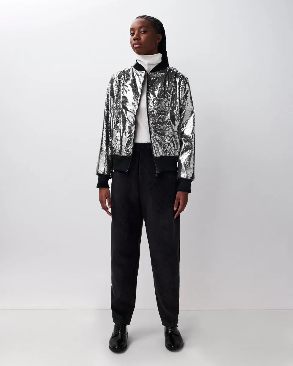 Sequin Bomber Jacket
