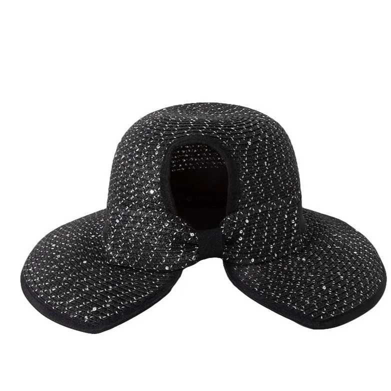 Sequined Ponyflo® Sun Hat