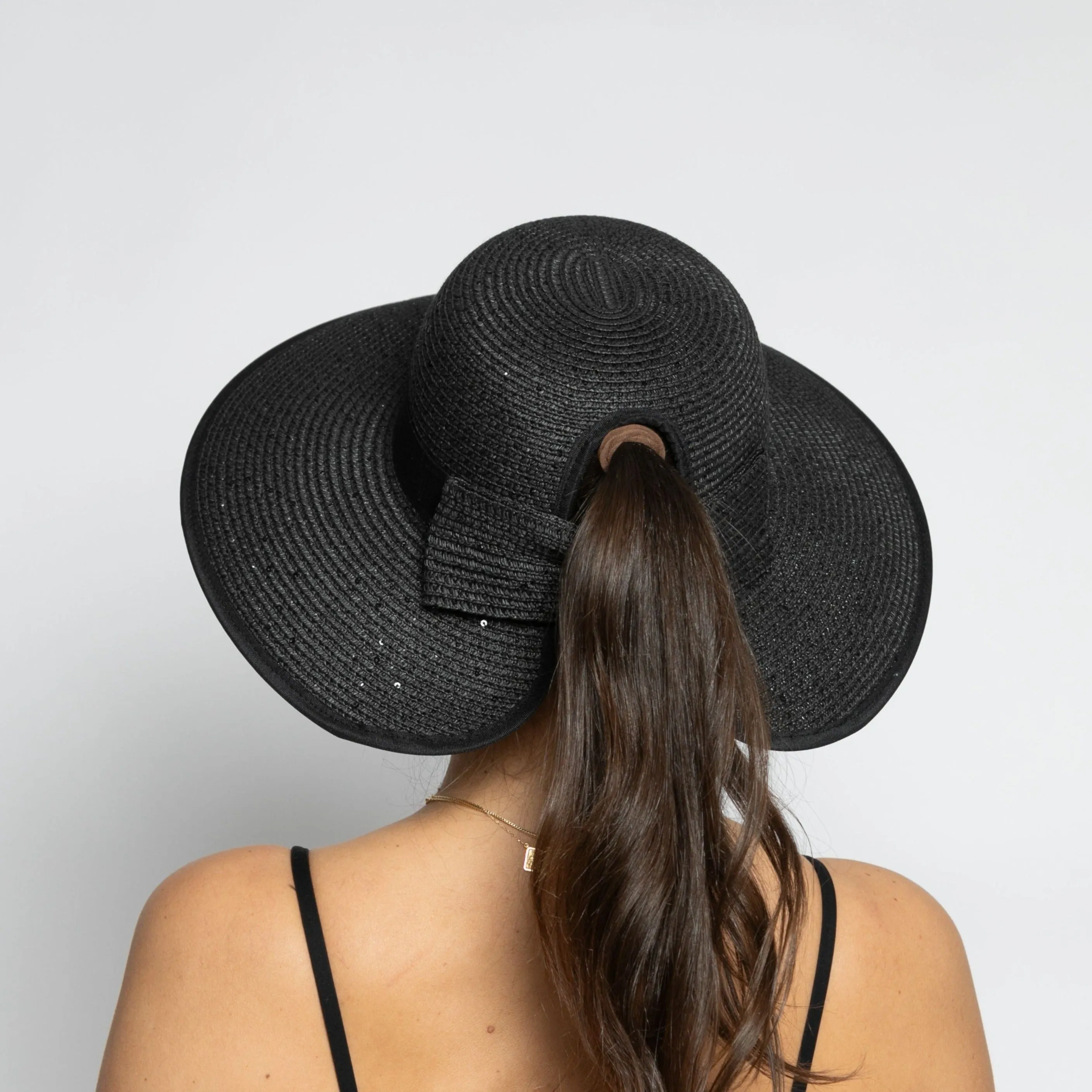 Sequined Ponyflo® Sun Hat