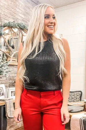 Sequins Sheath Top