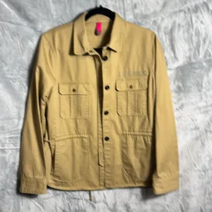 Seventy jacket women 19-70  100% cotton an Italian company tan medium Italian 44