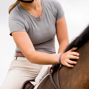 Short Sleeve Seamless Schooling Top - Studio Sample