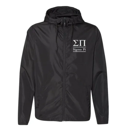 Sigma Pi Lightweight Windbreaker Jacket