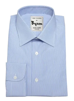Skyblue Thin Striped Shirt