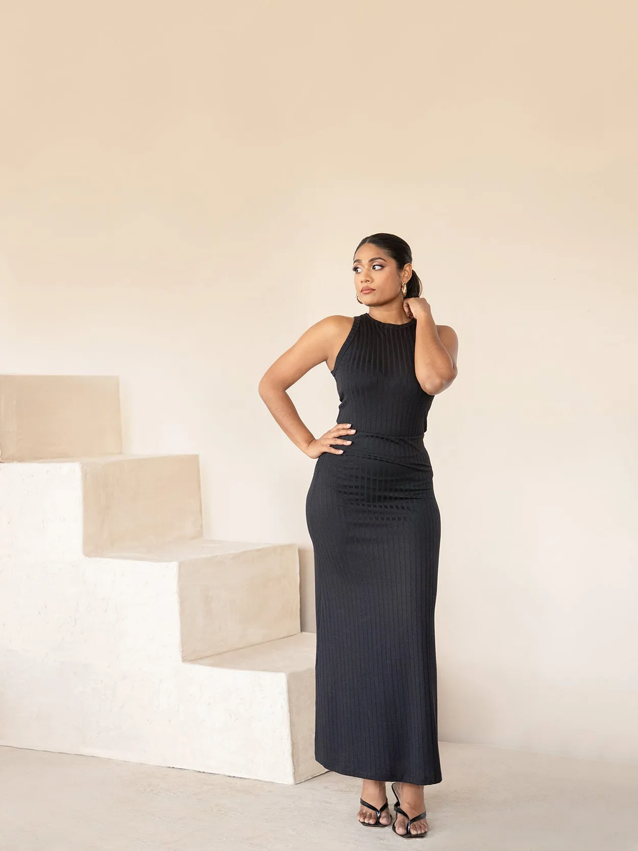 Sleeveless Rib Top