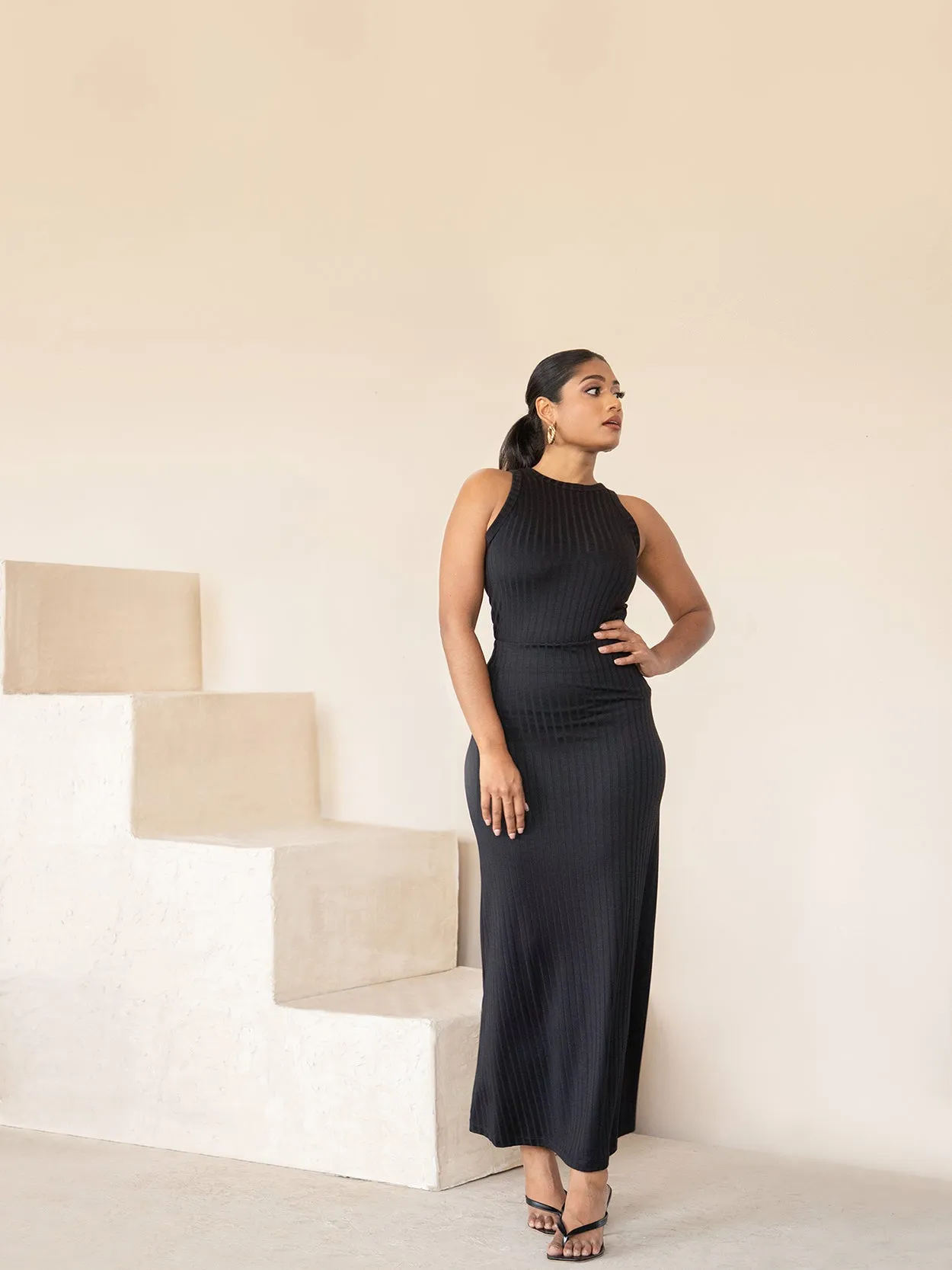 Sleeveless Rib Top