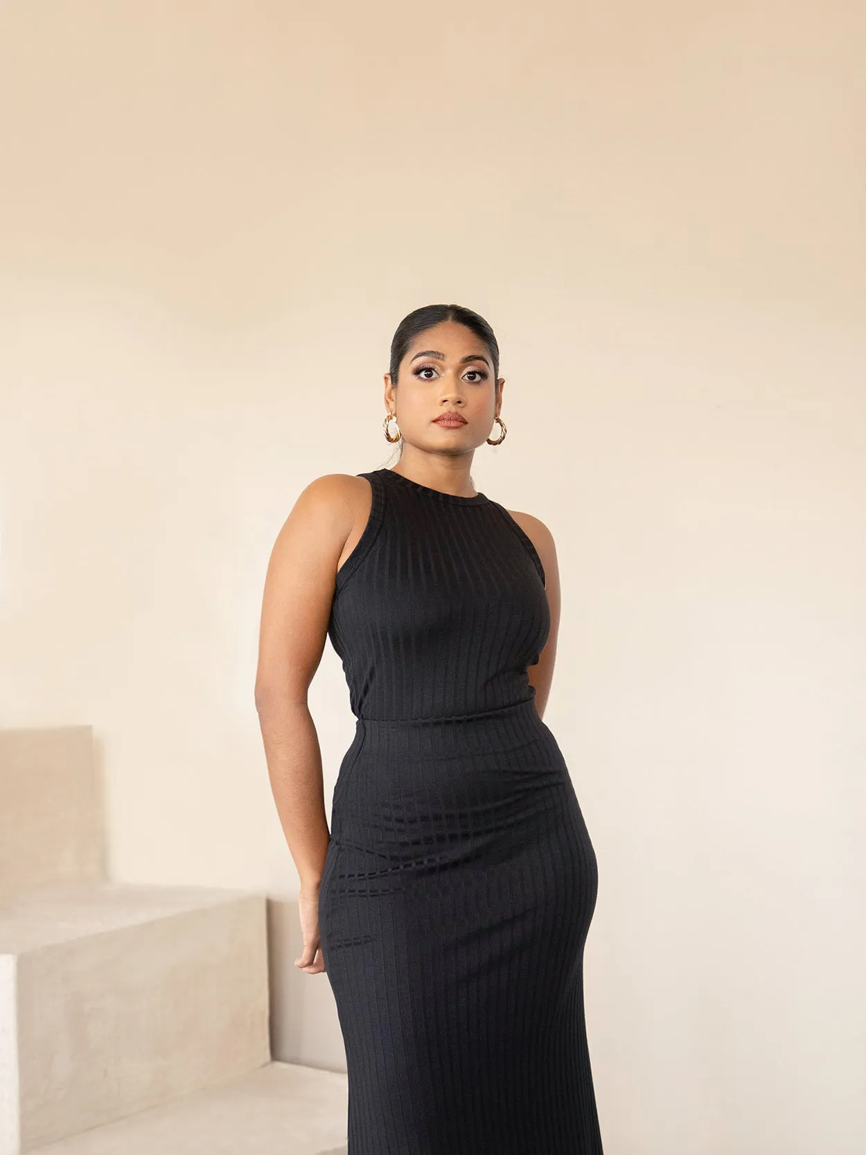 Sleeveless Rib Top