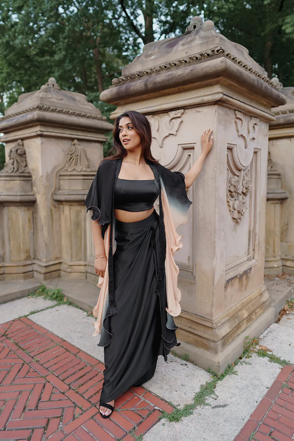 Sleeveless Satin Blouse
