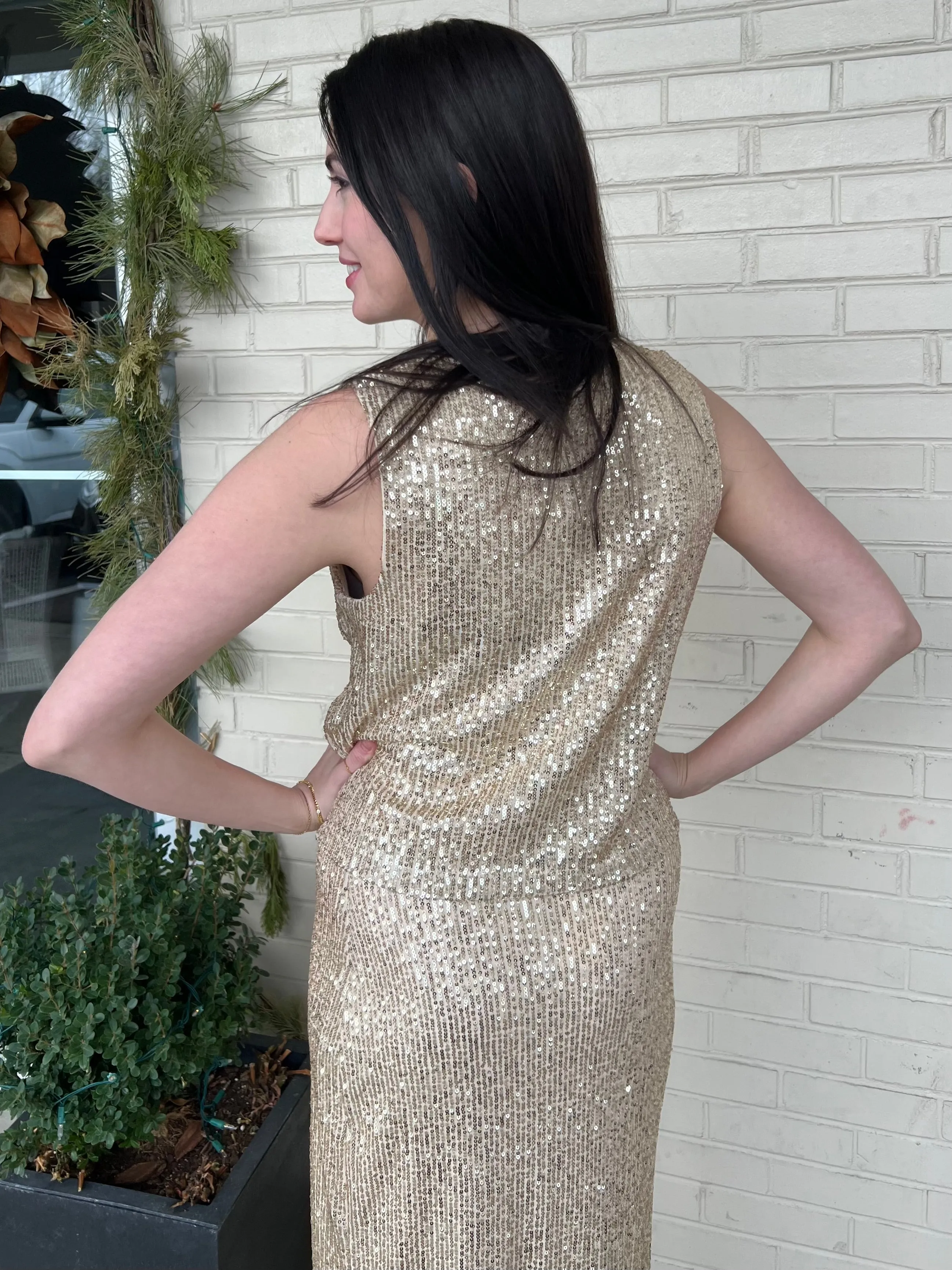 Sloane Sequin Top
