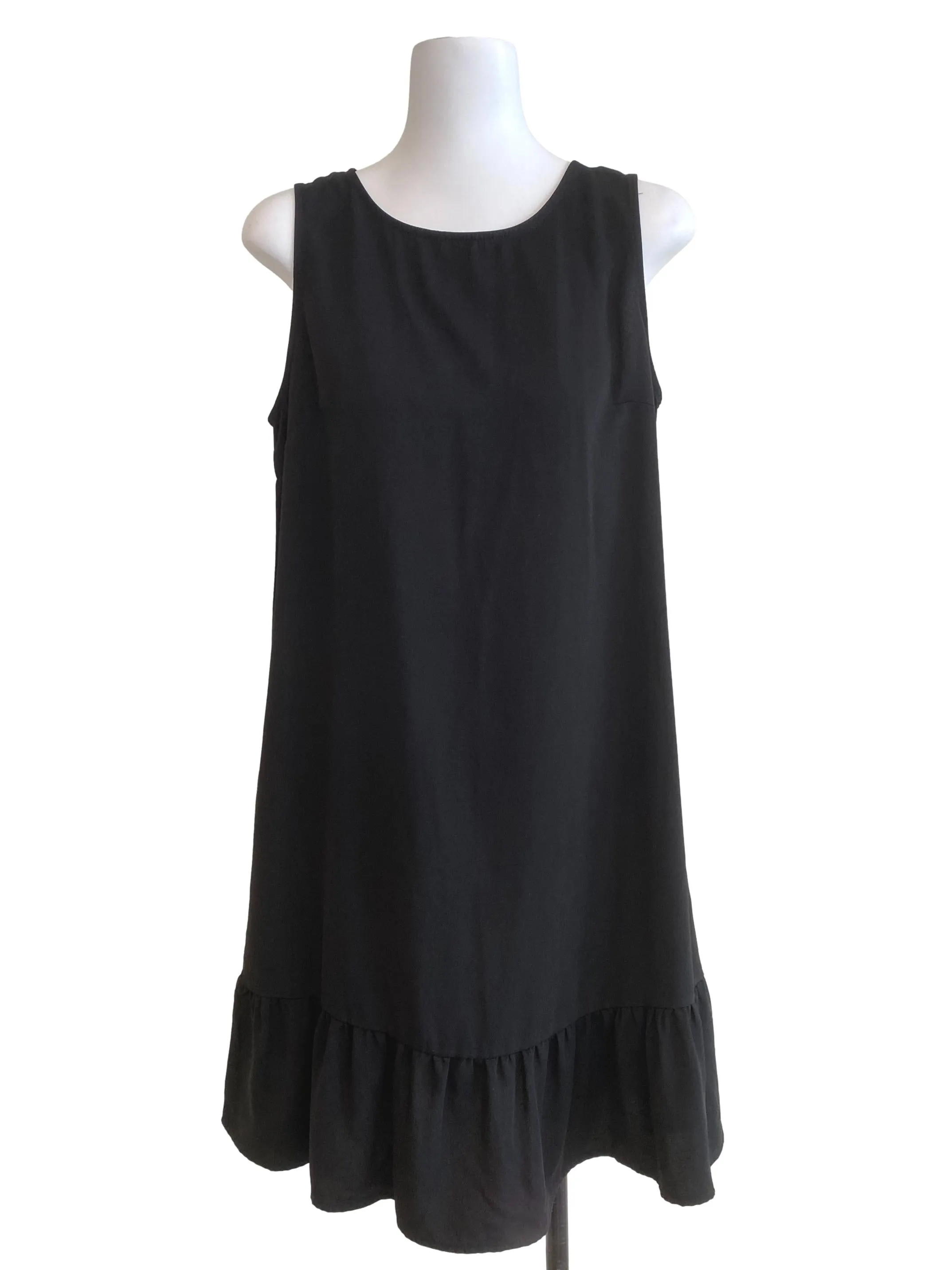 Soot Black Shift Dress