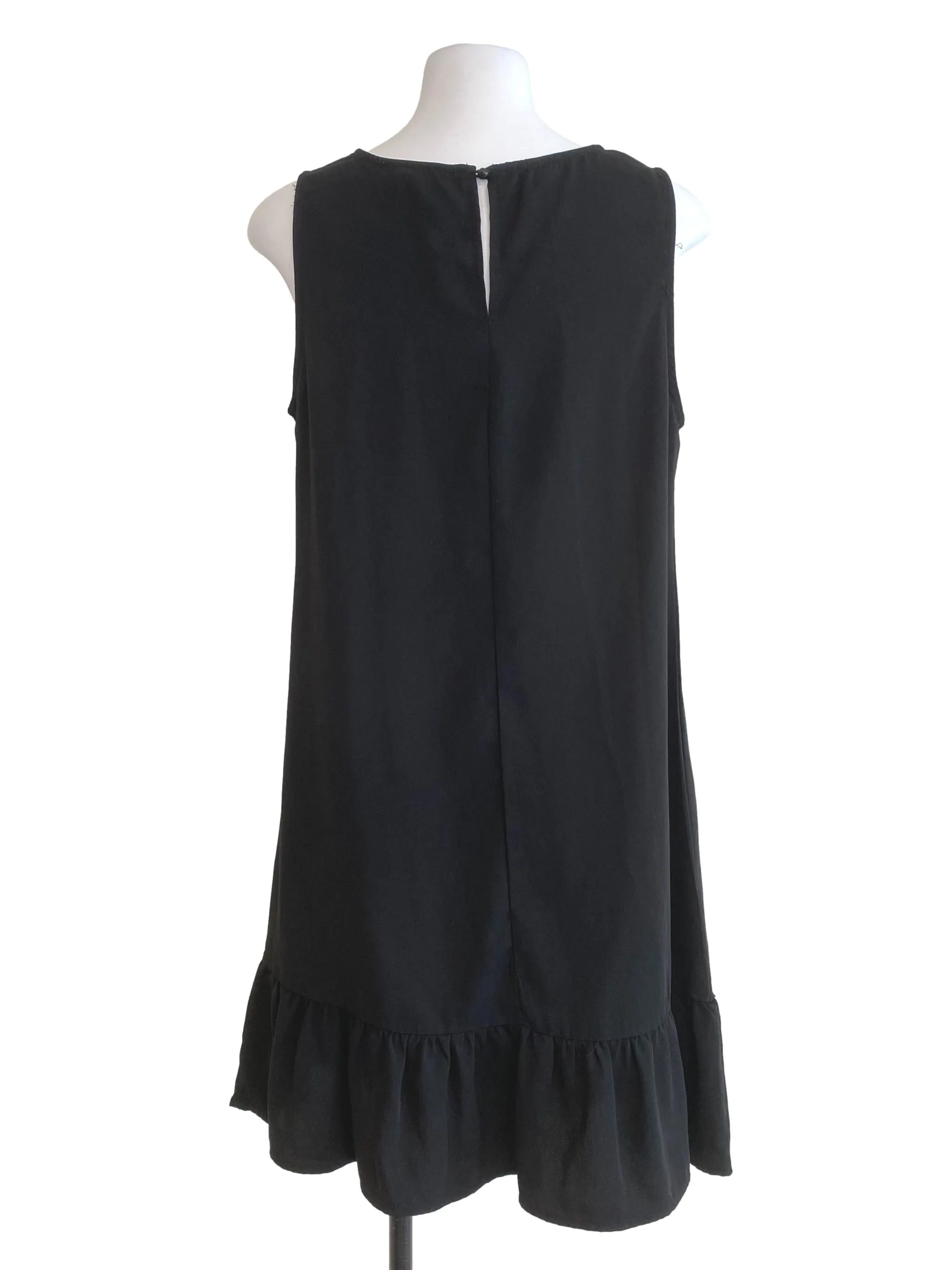 Soot Black Shift Dress