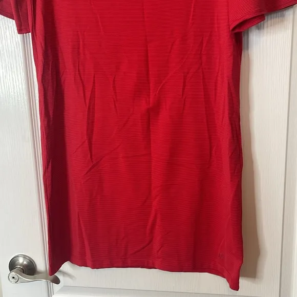 Southern Tide Gameday Micro Stripe Performance Dress Varsity Red Small