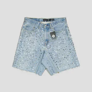 SPARK PLUNG DENIM SHORTS