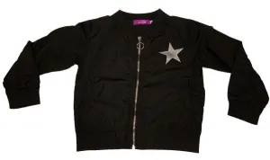 Sparkle by Stoopher Black Stars Bomber Jacket