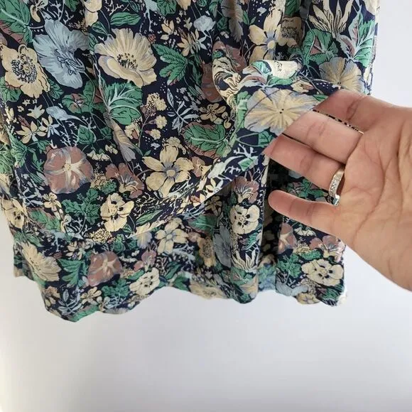 Steven Alan silk floral shift dress