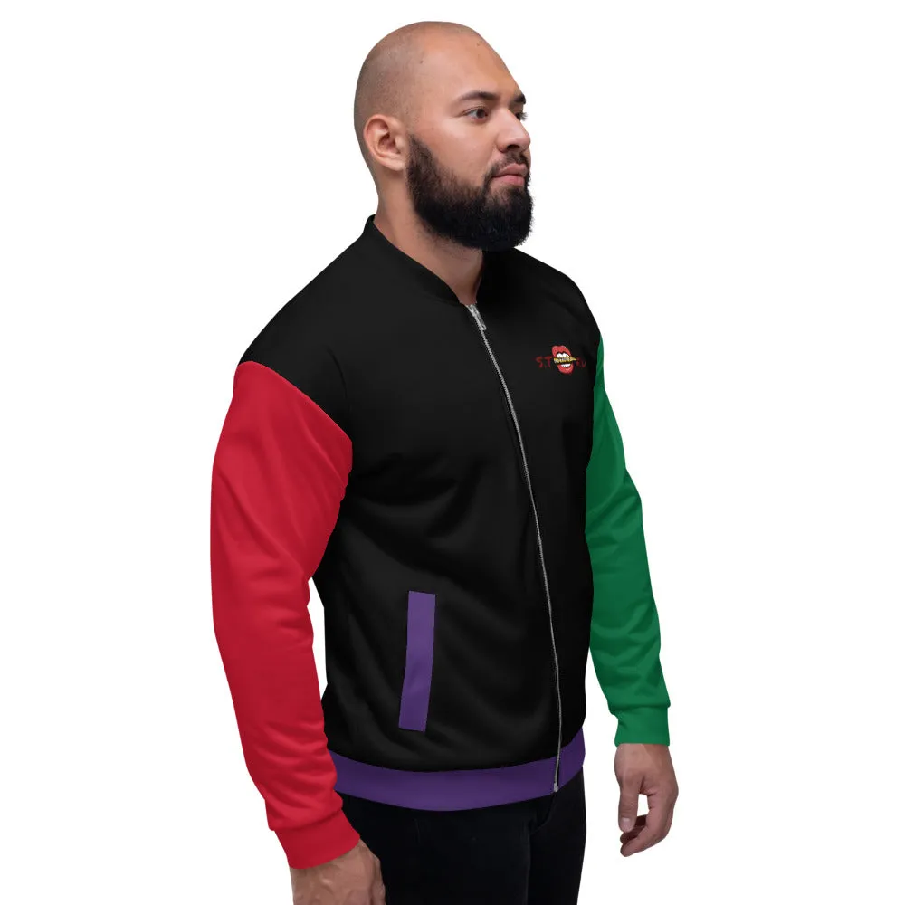 STFU Tiki Man Unisex Bomber Jacket