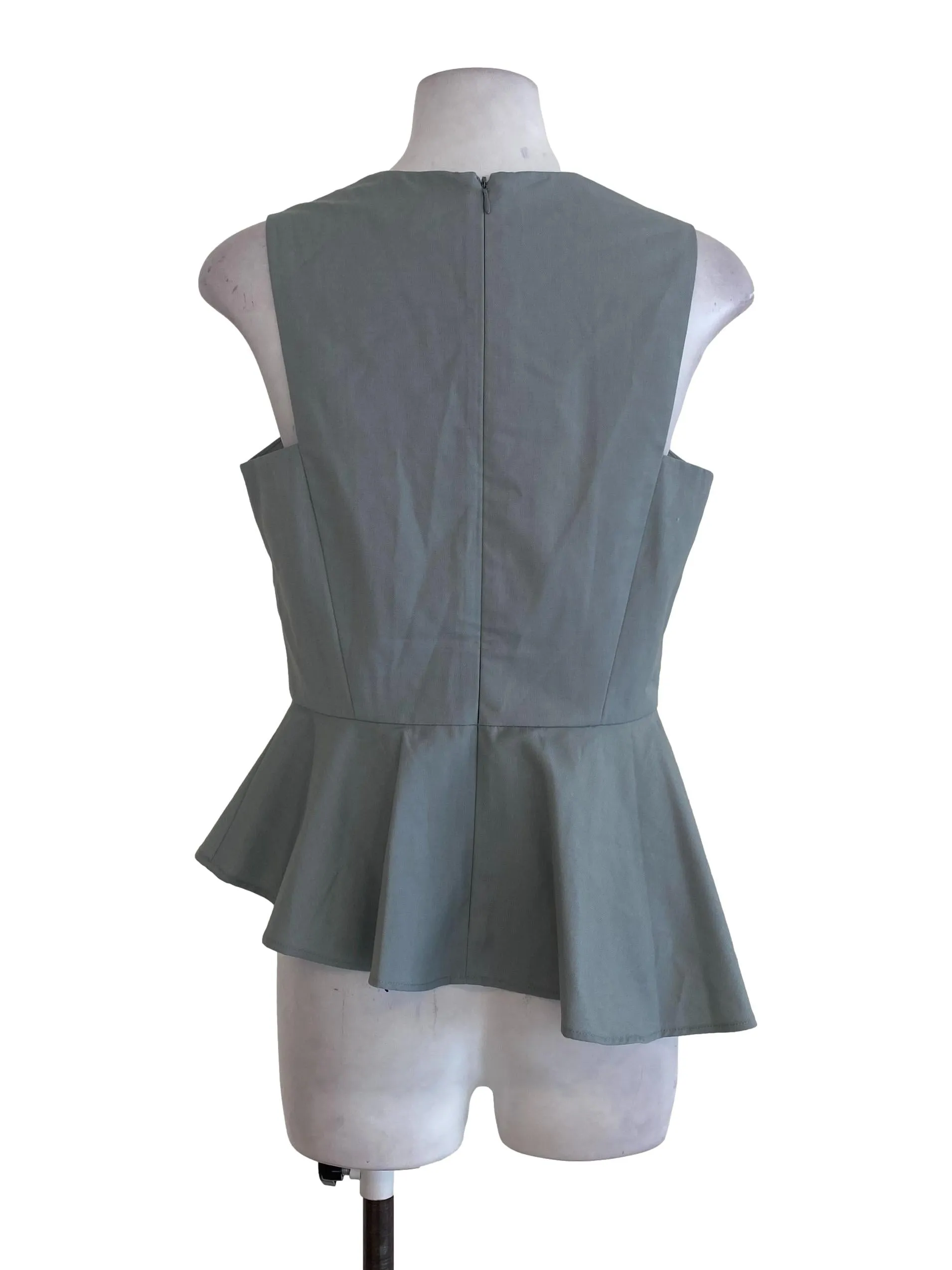 Stone Ruffle Sleeveless Top LB