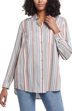 Striped Button Down Shirt
