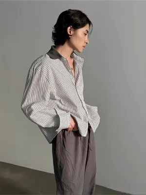 Striped Long-Sleeve Shirt
