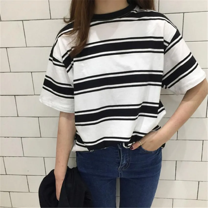 Striped Loose T-Shirt