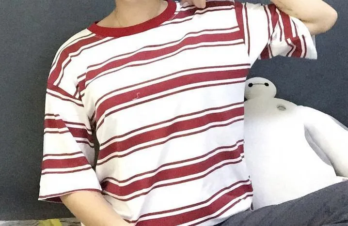 Striped Loose T-Shirt