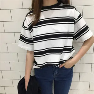 Striped Loose T-Shirt