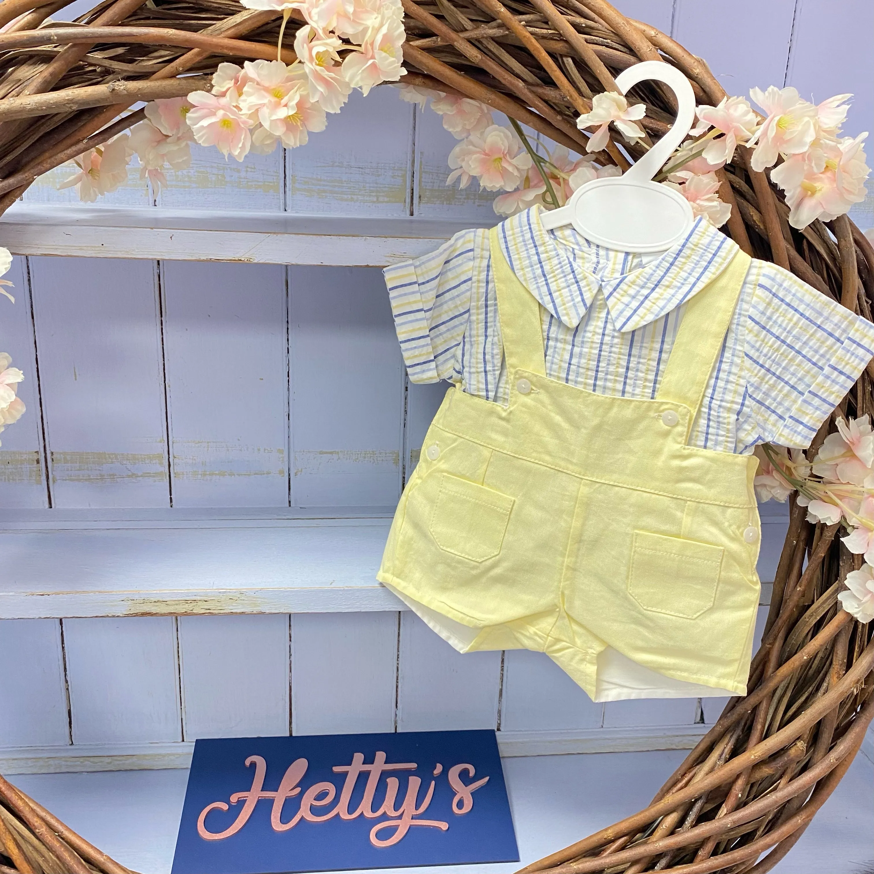 Striped Shirt With Lemon Romper
