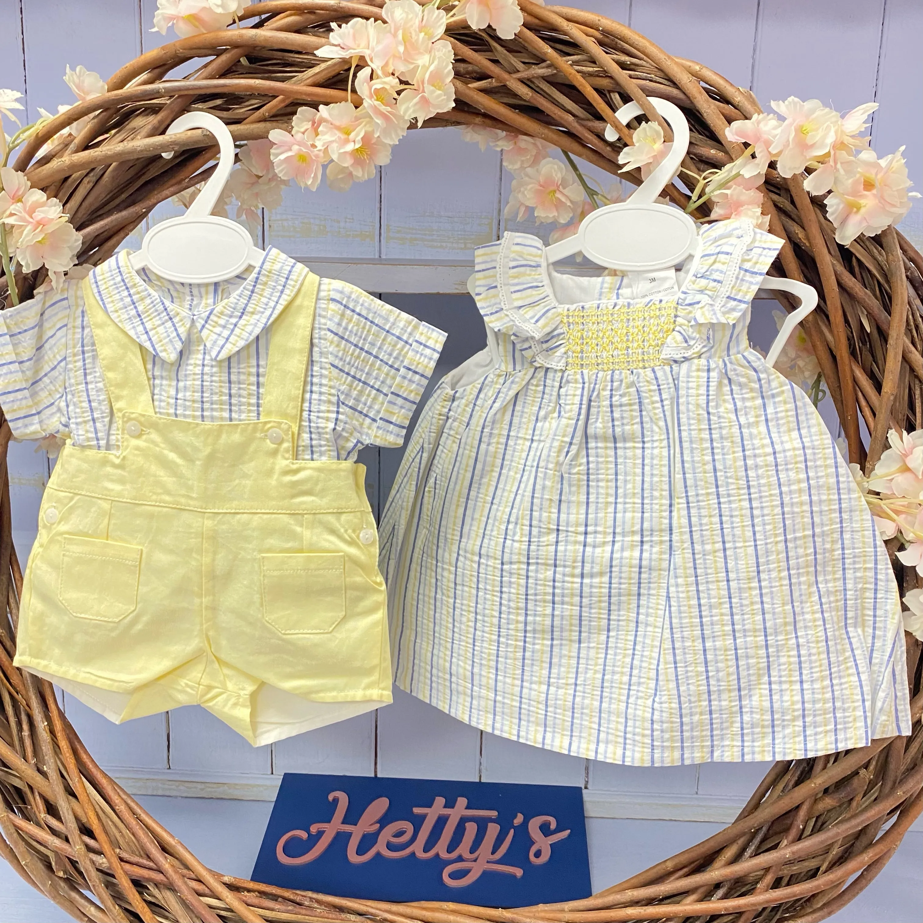 Striped Shirt With Lemon Romper