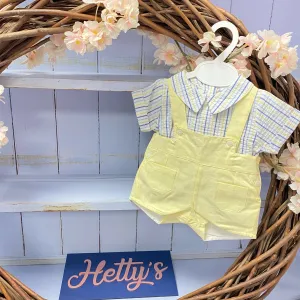 Striped Shirt With Lemon Romper
