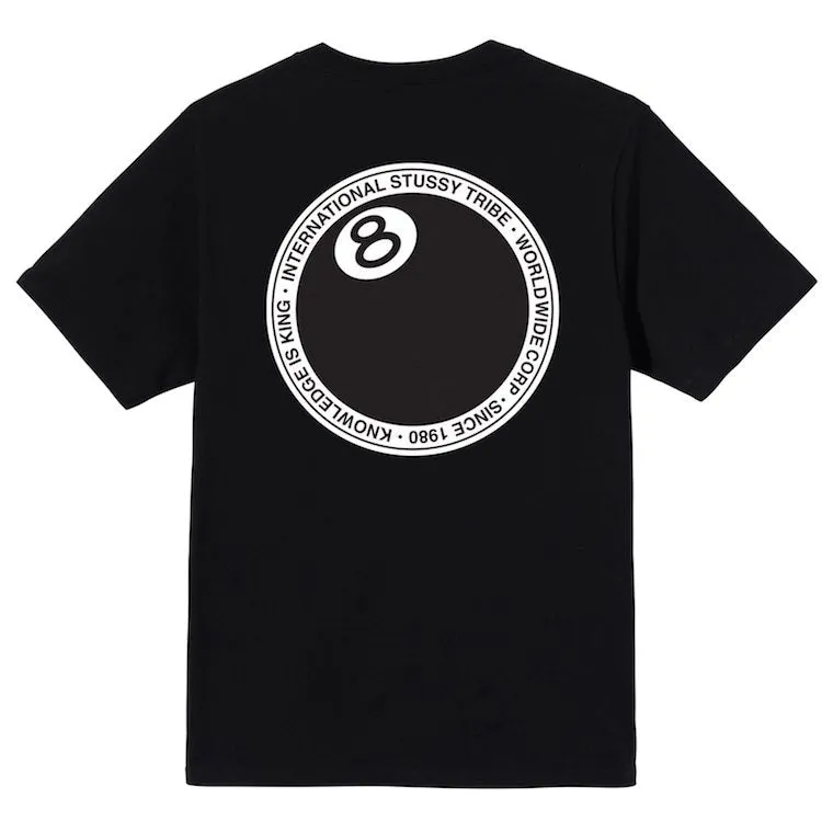 Stussy 8 Ball Dot T-Shirt Black