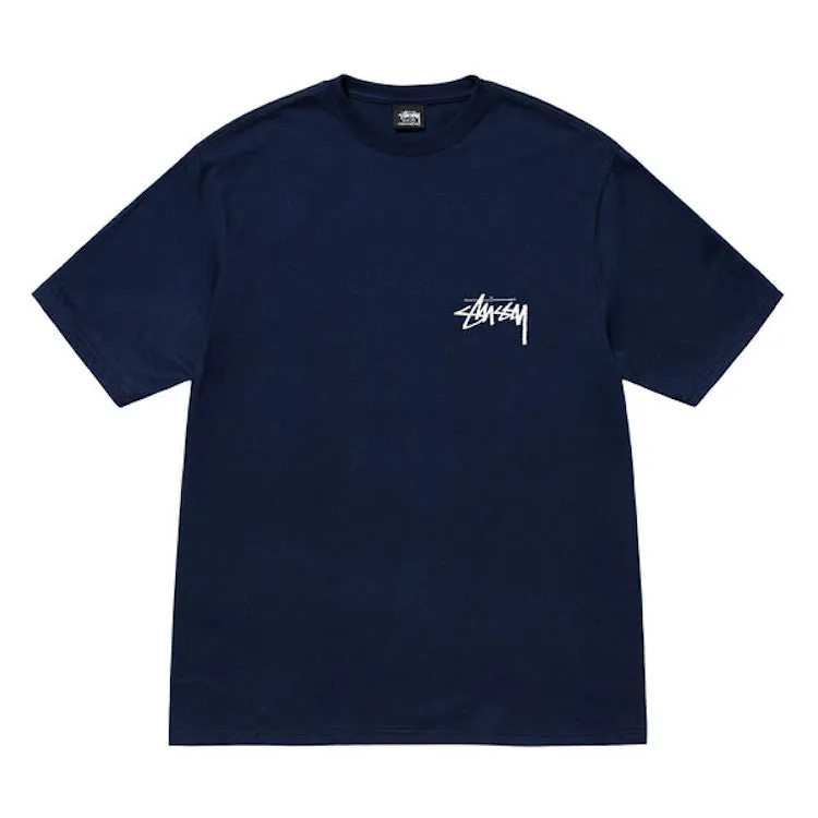 Stussy 8 Ball Fade T-Shirt Navy