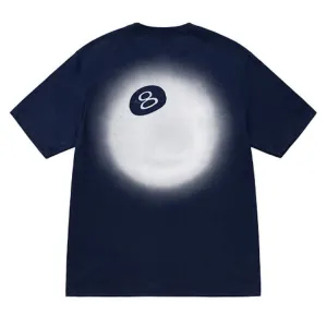 Stussy 8 Ball Fade T-Shirt Navy