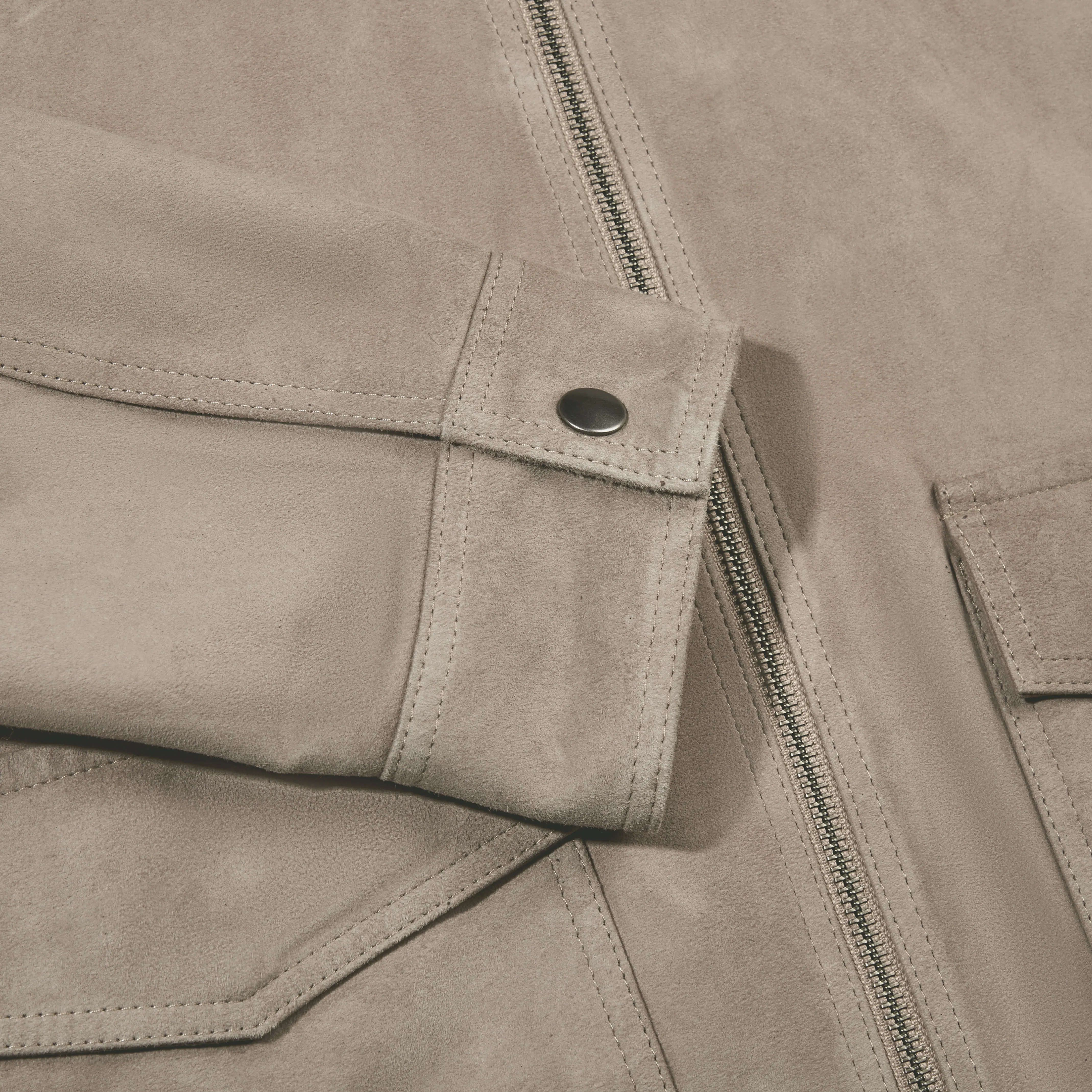 Suede Bomber Jacket