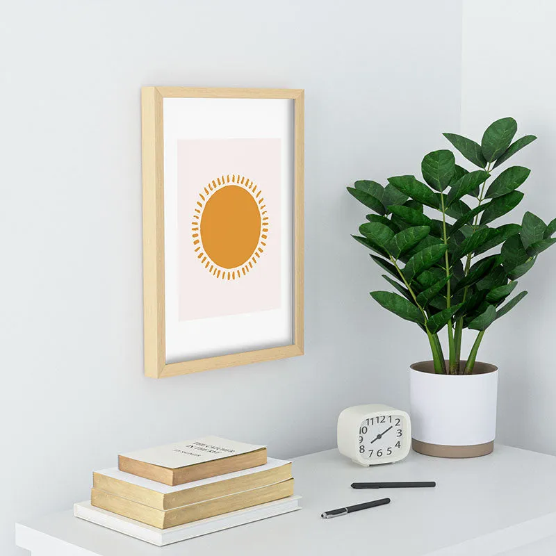 Summer Desert Sun Recessed Framing Rectangle