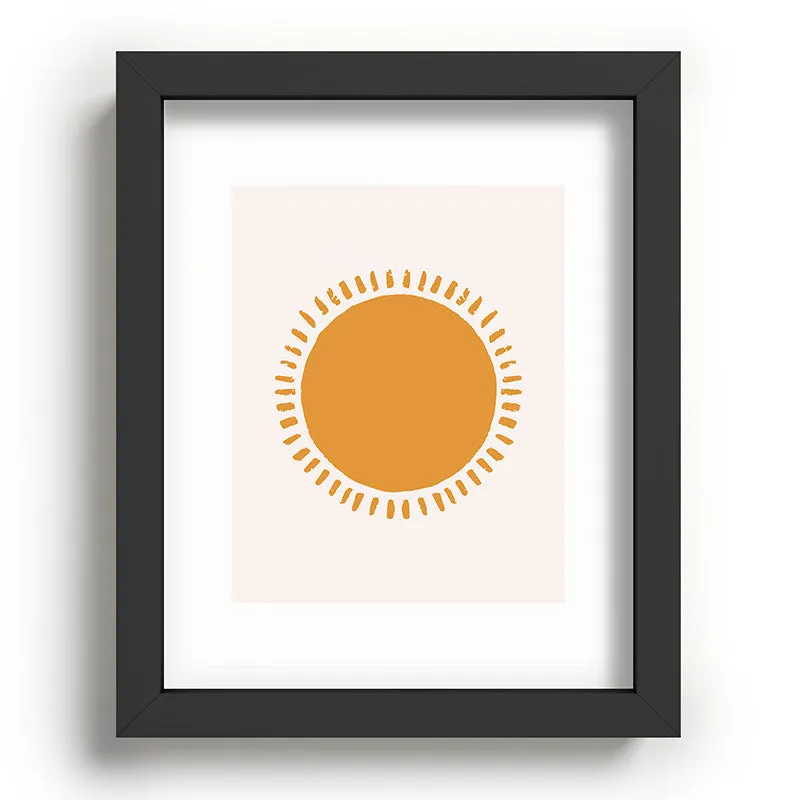 Summer Desert Sun Recessed Framing Rectangle