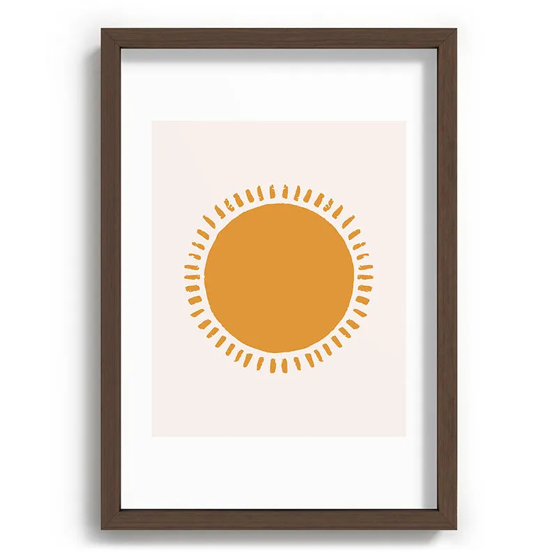 Summer Desert Sun Recessed Framing Rectangle
