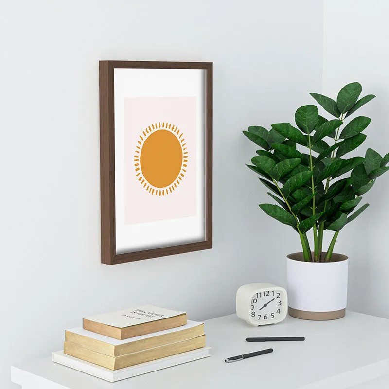 Summer Desert Sun Recessed Framing Rectangle
