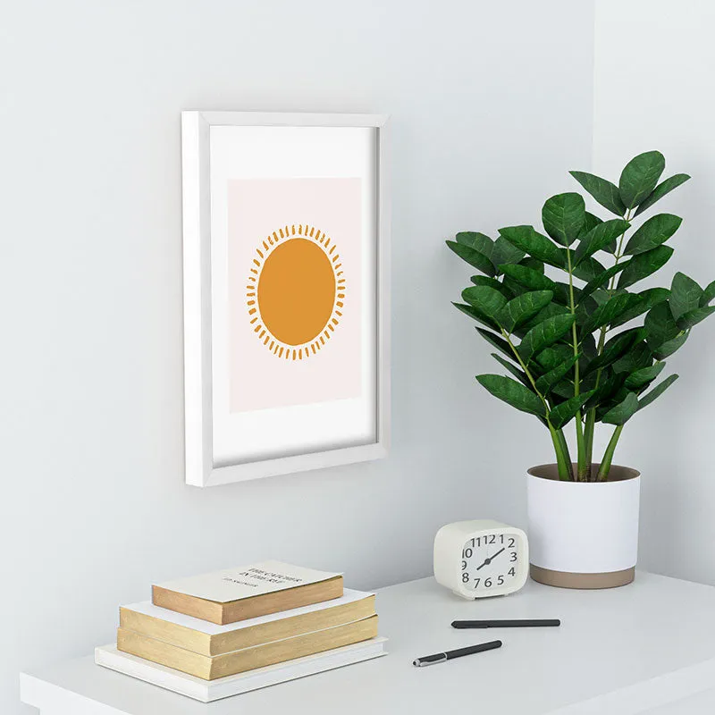 Summer Desert Sun Recessed Framing Rectangle
