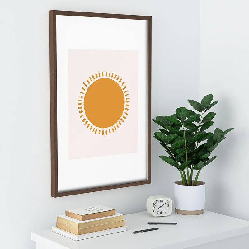 Summer Desert Sun Recessed Framing Rectangle