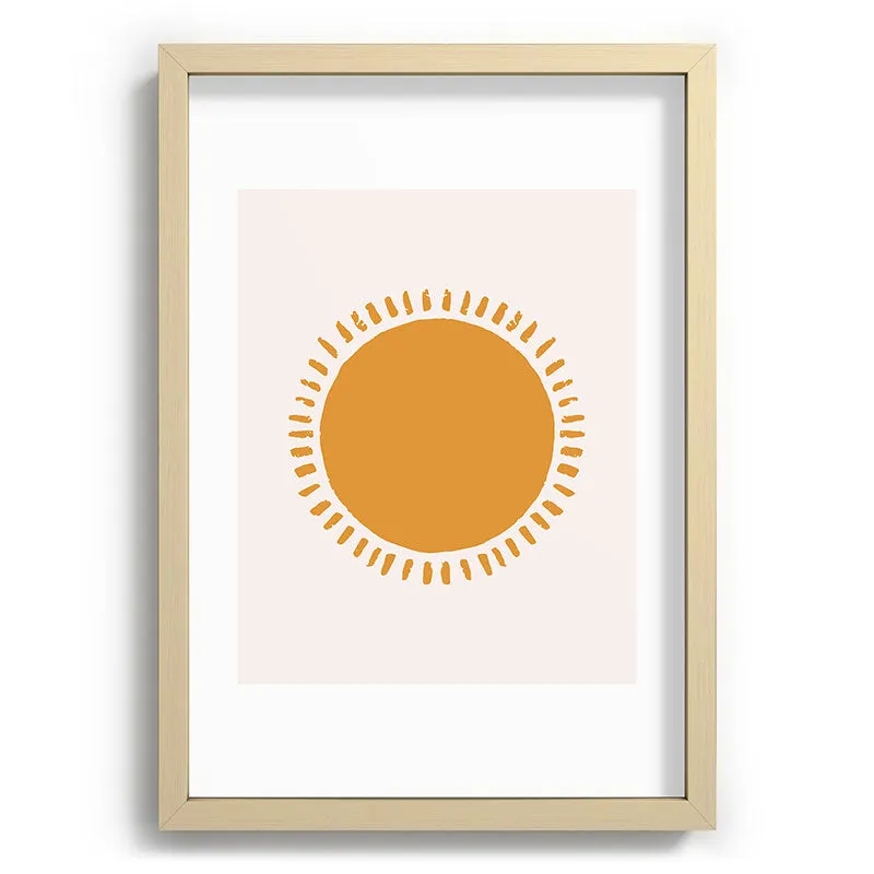 Summer Desert Sun Recessed Framing Rectangle