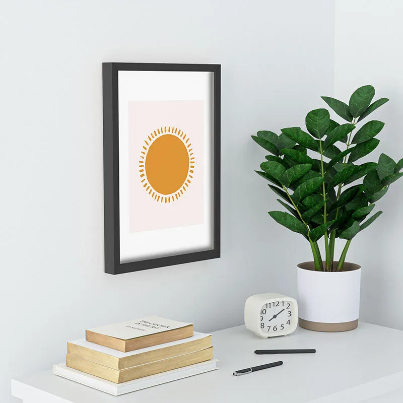 Summer Desert Sun Recessed Framing Rectangle
