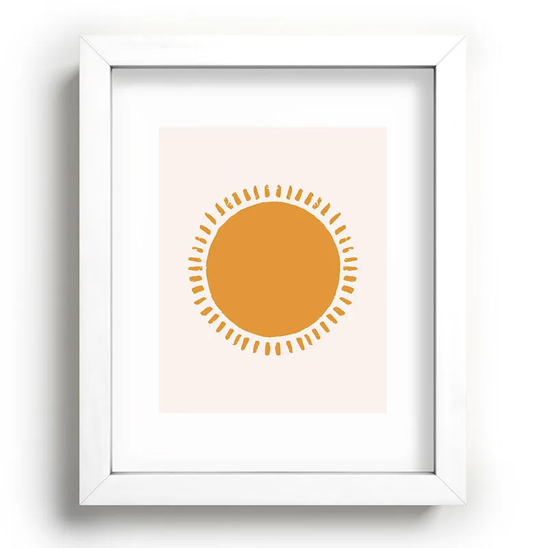 Summer Desert Sun Recessed Framing Rectangle